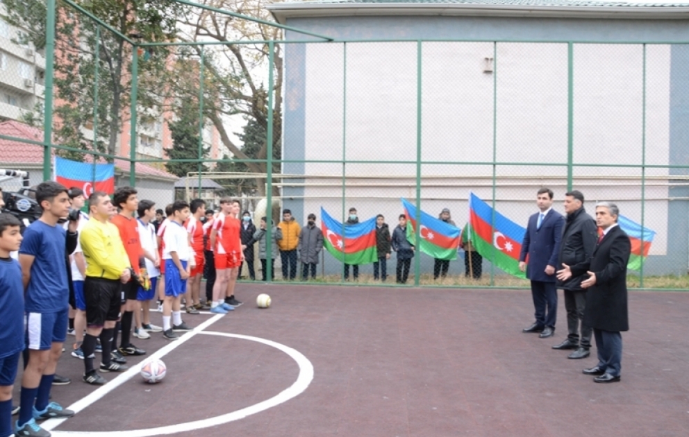 Bakının abad məhəllələrində “Böyük Zəfər” məhəllələrarası mini futbol yarışlarına start verilib VİDEO