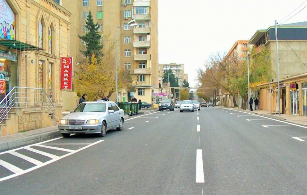 Bakıxanov qəsəbəsində 3,2 kilometrlik küçə əsaslı təmir edilib VİDEO