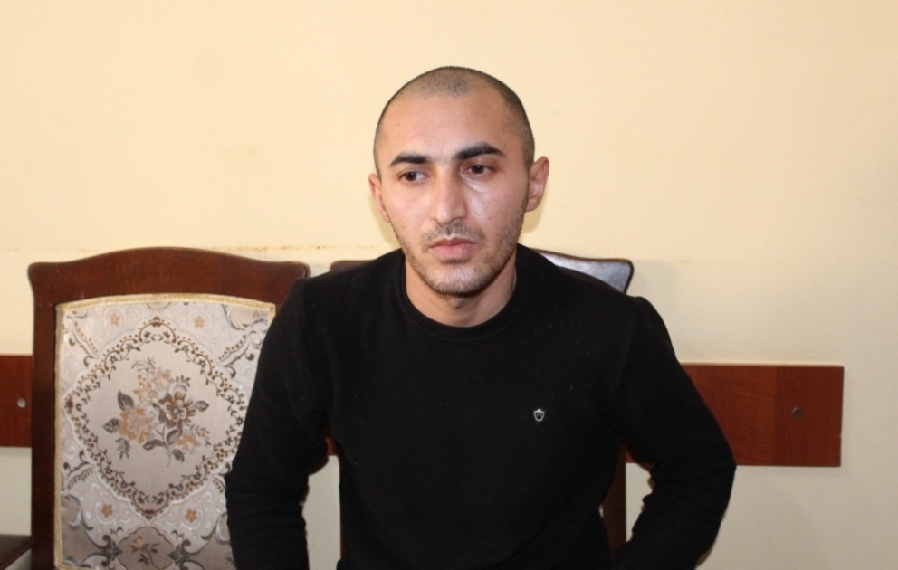 Şəkidə cəzaçəkmə müəssisəsindən çıxdıqdan bir neçə dəqiqə sonra təkrar cinayət törədən şəxs saxlanılıb VİDEO