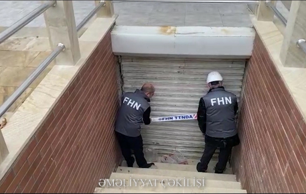 FHN-in Tikintidə Təhlükəsizliyə Nəzarət Dövlət Agentliyi Binəqədi rayonunda qanun pozuntusunun qarşısını alıb VİDEO