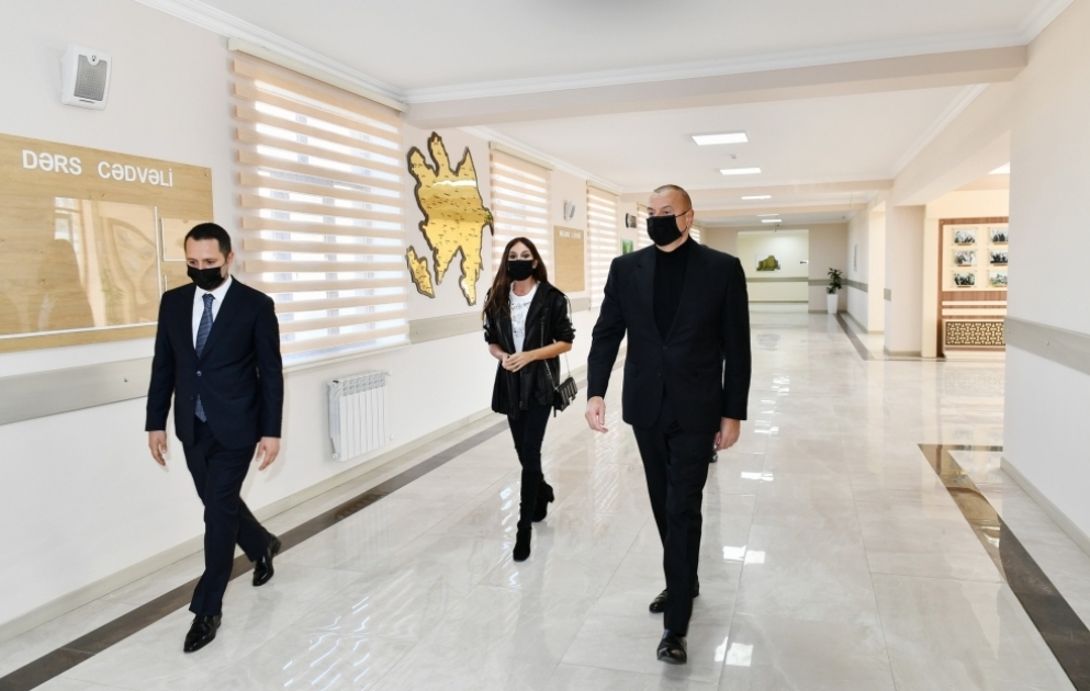 New school was constructed by Heydar Aliyev Foundation in Birinji Nugadi village, Guba VIDEO