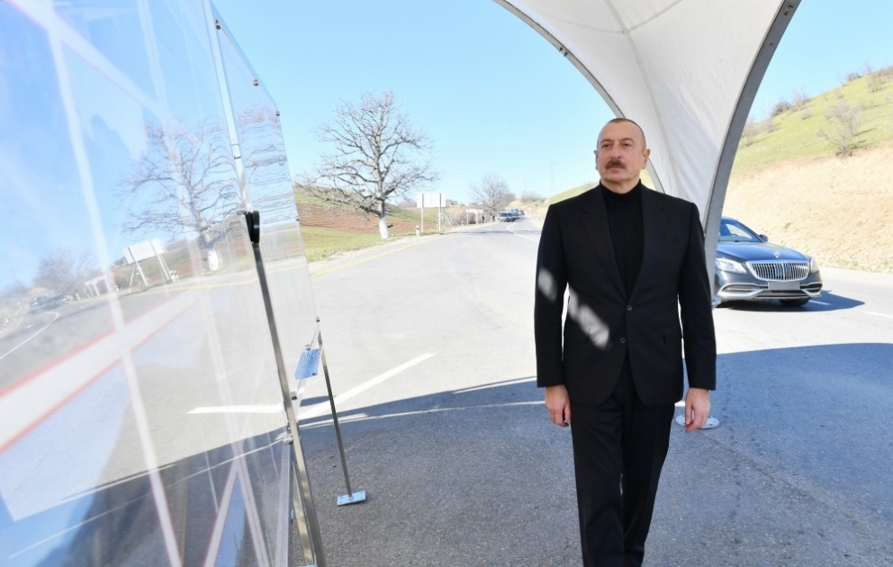 President Ilham Aliyev inaugurated Guba-Gonagkand highway VIDEO