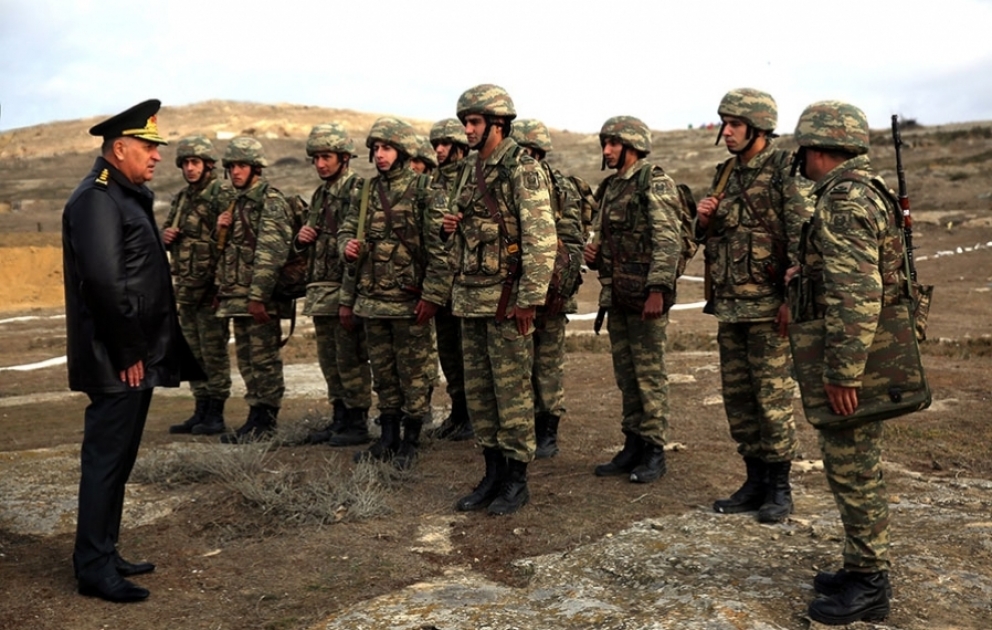 Chief of General Staff of Azerbaijani Army meets with personnel of Military Academy VIDEO