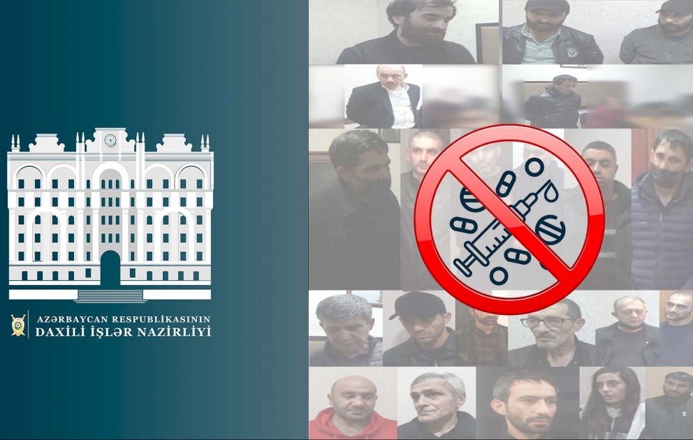 Narkotiklərin satışını həyata keçirən daha 22 nəfər saxlanılıb VİDEO