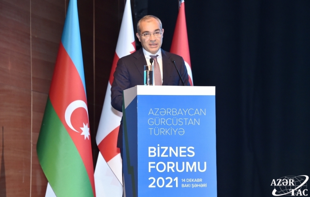 Bakıda Azərbaycan-Gürcüstan-Türkiyə biznes forumu keçirilib YENİLƏNİB VİDEO