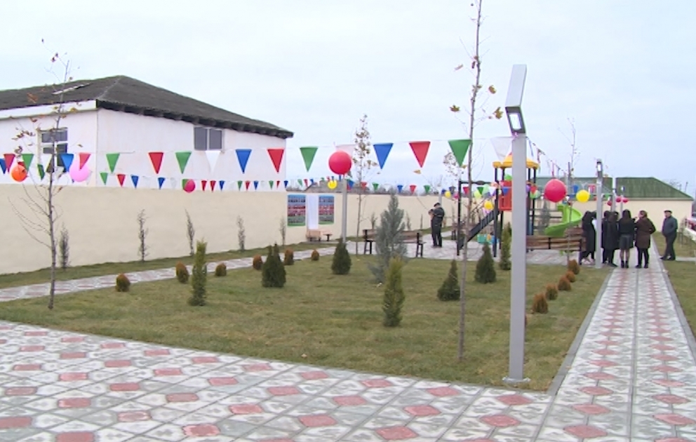 Qubada şəhid Ömər Mustafayevin adını daşıyan park istifadəyə verilib VİDEO