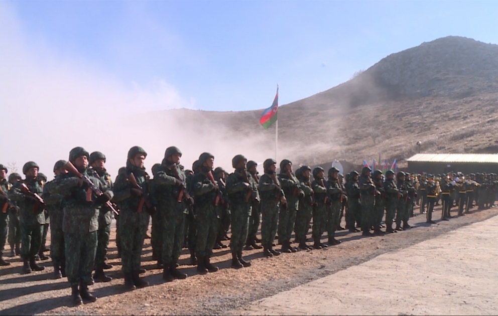 Zəngilan rayonunda Ermənistanla dövlət sərhədində yeni sərhəd komendantlığı xidməti-döyüş fəaliyyətinə başlayıb VİDEO