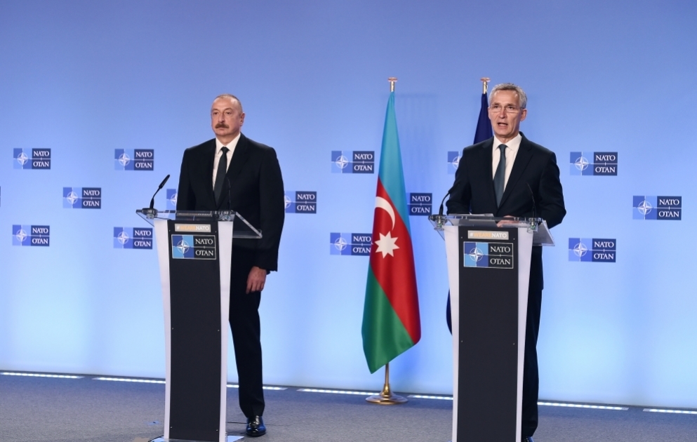 Bruxelles : le président azerbaïdjanais et le Secrétaire général de l’OTAN tiennent une conférence de presse conjointe VIDEO