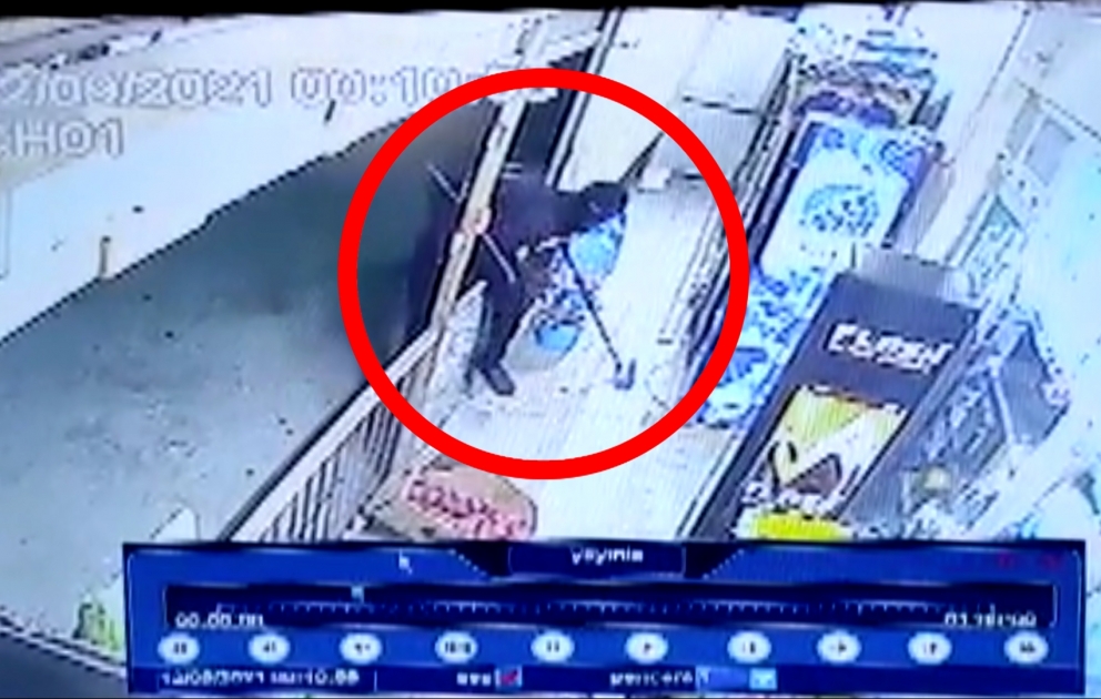 Abşeron rayonunda “E-manat” ödəmə terminalından oğurluq edən şəxs saxlanılıb VİDEO