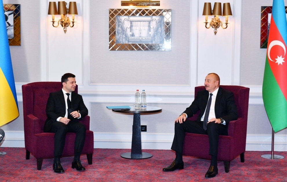 Bruxelles : le président Ilham Aliyev s’entretient avec son homologue ukrainien Volodymyr Zelensky VIDEO