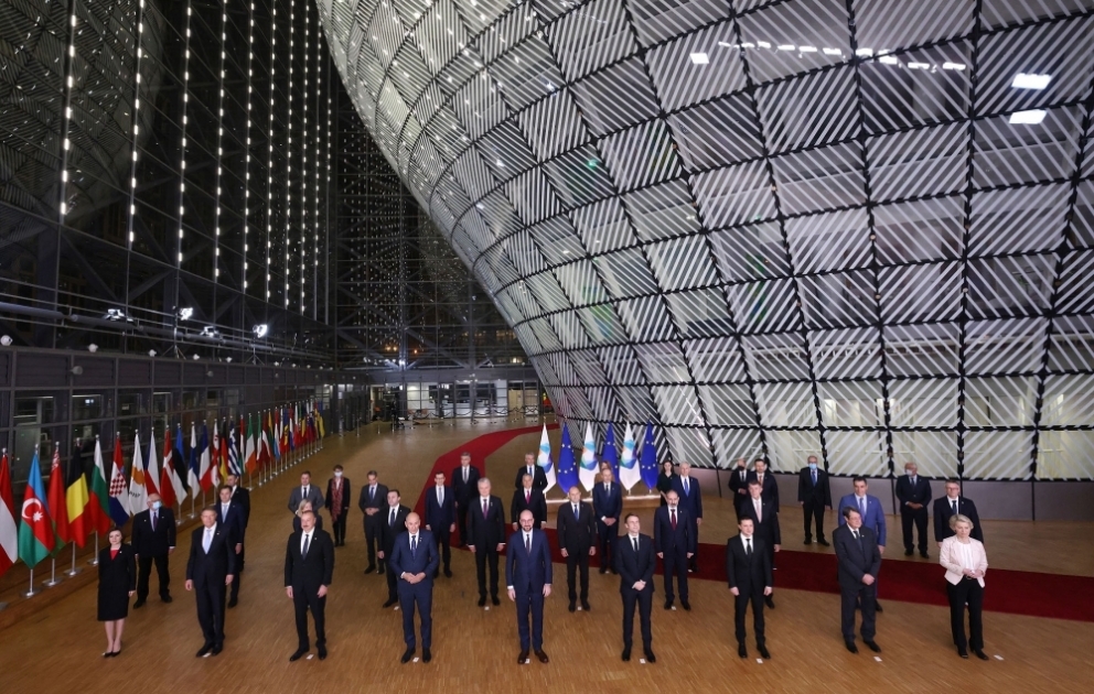 President Ilham Aliyev attended Eastern Partnership Summit of European Union in Brussels VIDEO