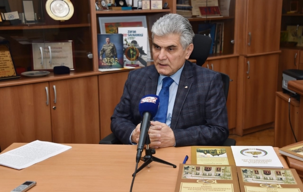 Rektor Cəfər Cəfərov: Pedaqoji Universitetin 100 illik yubileyini qalib xalqın nümayəndələri olaraq qürur hissi ilə qeyd edirik VİDEO