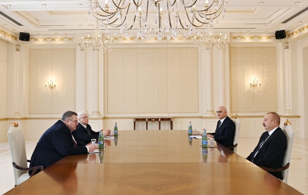 President Ilham Aliyev received Deputy Prime Minister of Russian Federation VIDEO