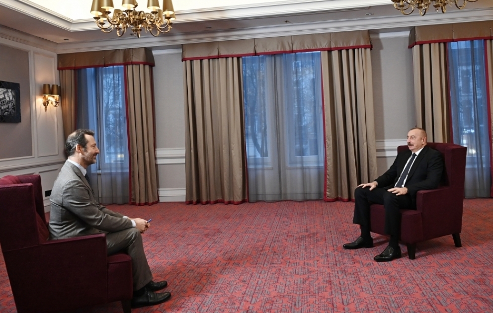 Le président Ilham Aliyev a accordé une interview au journal italien Il Sole 24 Ore VIDEO