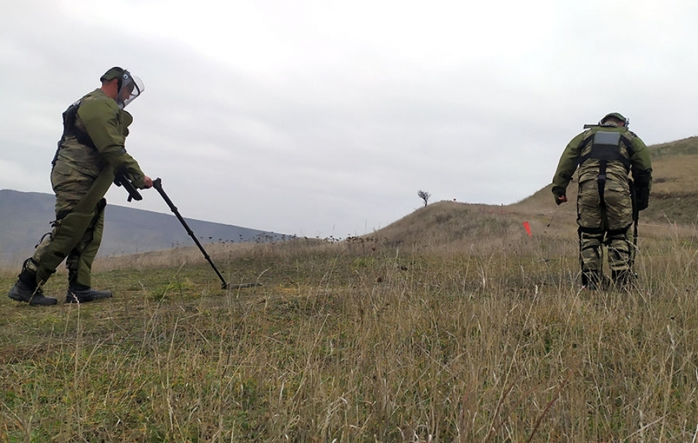 Defense Ministry: More than 13,000 hectares of territory cleared of mines by engineering troops VIDEO
