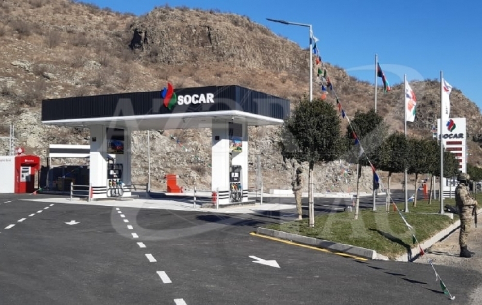 Gorus-Qafan yolunda SOCAR-ın yanacaqdoldurma məntəqəsi açılıb FOTO VİDEO