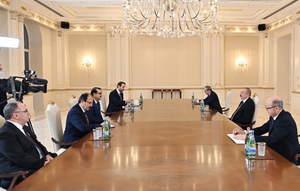 President Ilham Aliyev received Turkish minister of energy and natural resources VIDEO