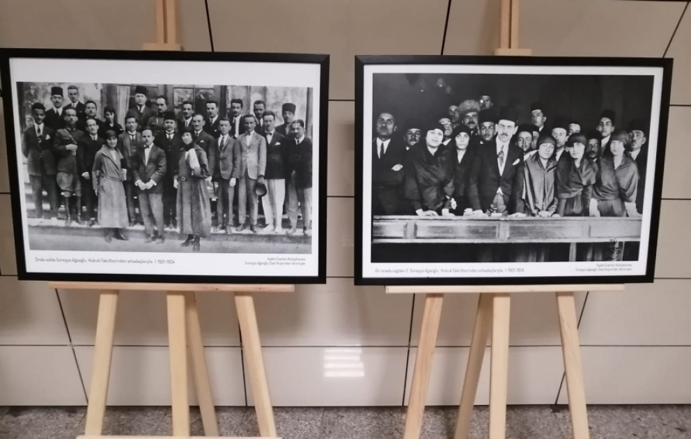 İstanbulda Türkiyənin ilk qadın vəkili - azərbaycanlı Sürəyya Ağaoğlunun xatirəsinə həsr olunan sərgi açılıb VİDEO