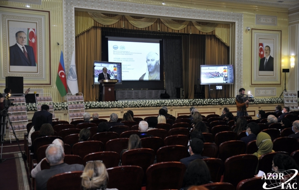 BDU-da “Böyük Azərbaycan şairi Nizami Gəncəvi və Şərq-Qərb ədəbi-mədəni irsi” mövzusunda beynəlxalq elmi konfrans başlayıb VİDEO