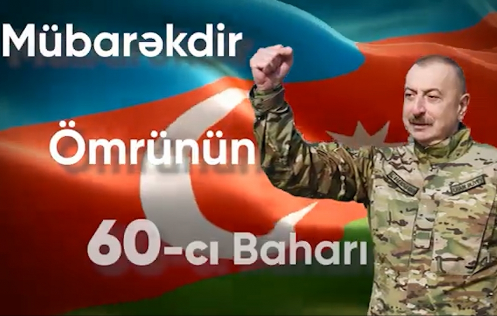 Dövlət başçısına məhəbbətin poetik ifadəsi VİDEO