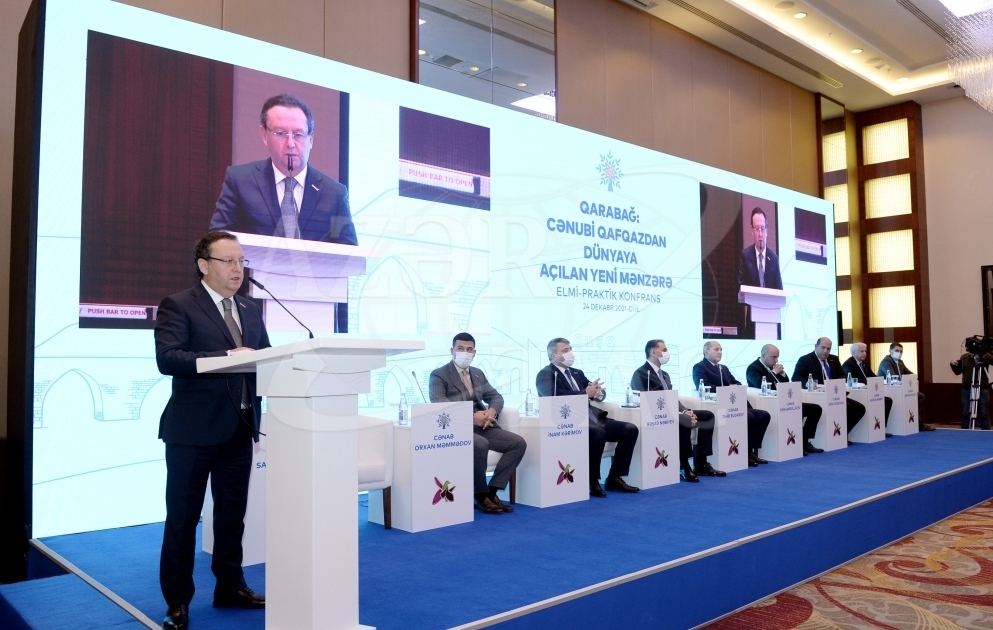 YAP-ın təşkilatçılığı ilə "Qarabağ: Cənubi Qafqazdan dünyaya açılan yeni mənzərə" adlı konfrans keçirilir VİDEO