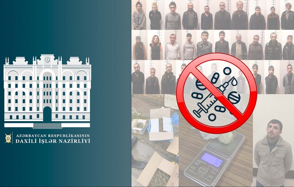 Sabunçu rayonunda keçirilmiş əməliyyatlar zamanı narkotik vasitələrin qanunsuz dövriyyəsi ilə məşğul olan 33 nəfər saxlanılıb VİDEO