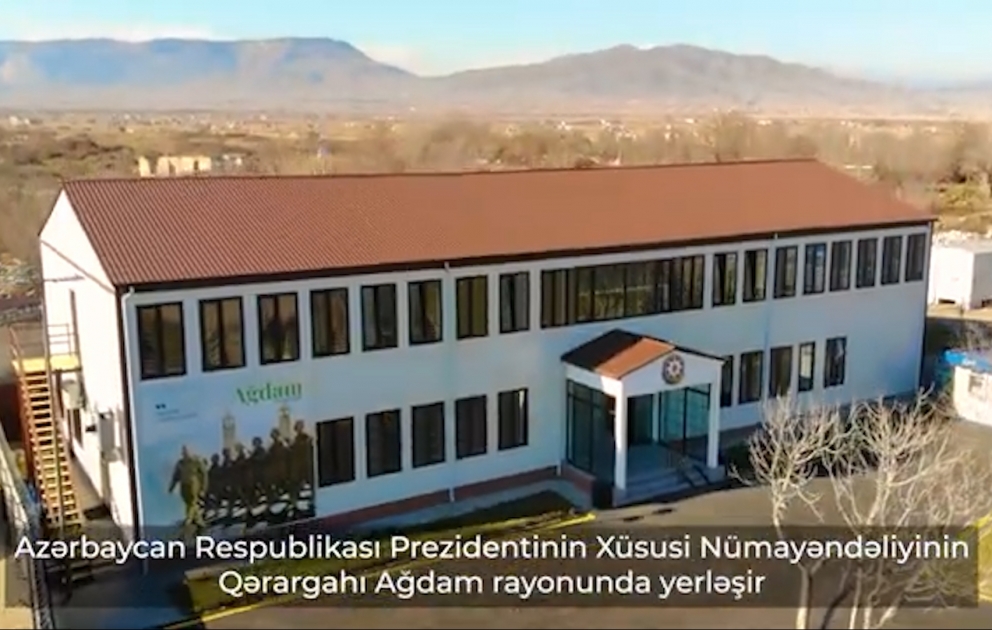 Prezidentin Qarabağ iqtisadi rayonu üzrə xüsusi nümayəndəliyinin qərargahı istifadəyə verilib VİDEO