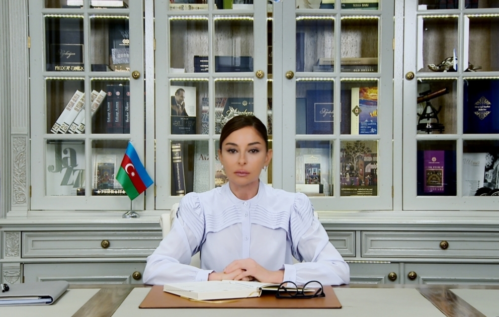First Vice-President Mehriban Aliyeva shared video footages from Yukhari Govharagha mosque VIDEO