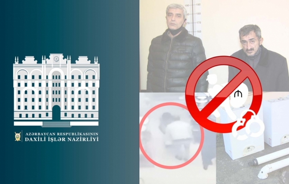 Binəqədi Sukanal idarəsindən iki ədəd kombi oğurlayan şəxslər saxlanılıb VİDEO