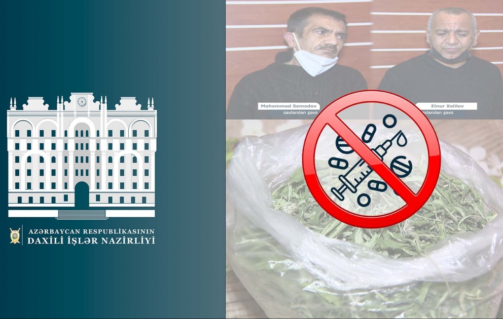Abşeron rayonunda 7 kiloqramdan çox narkotik vasitə qanunsuz dövriyyədən çıxarılıb VİDEO