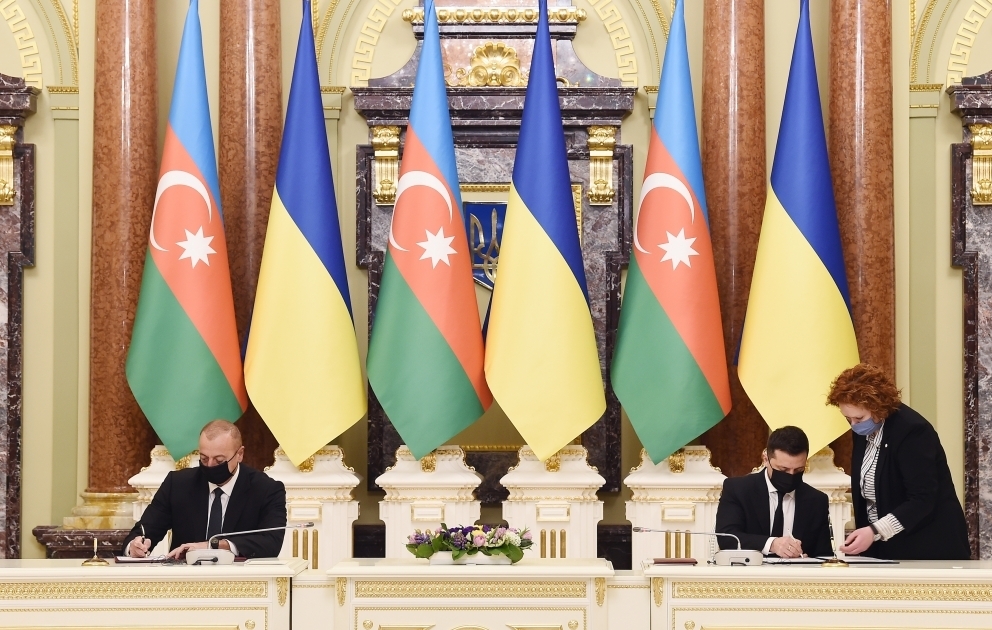Подписаны азербайджано-украинские документы  ОБНОВЛЕНО ВИДЕО