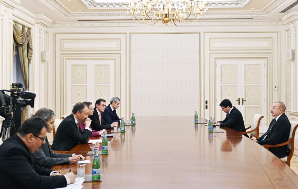 President Ilham Aliyev received advisor in Office of the French President and EU special representative for South Caucasus VIDEO