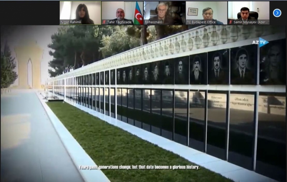 Macarıstanda 20 Yanvar faciəsinin 32-ci ildönümü ilə bağlı veb-konfrans təşkil olunub VİDEO