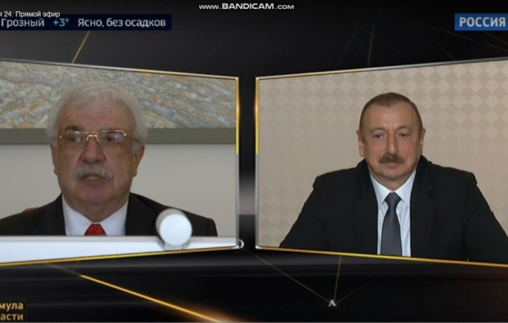 “Rossiya 24” telekanalında Azərbaycanın dövlət müstəqilliyinin bərpasının 30 illiyinə həsr olunmuş “Hakimiyyət formulu” verilişi yayımlanıb VİDEO