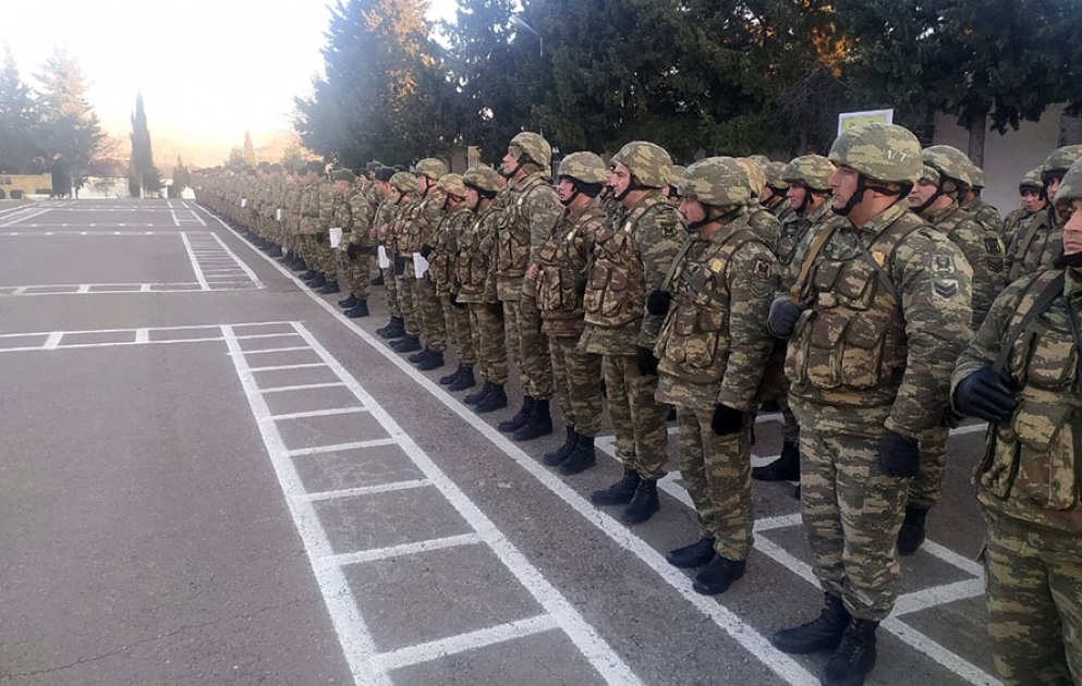 В Азербайджанской армии проводятся учебные тренировки в новом учебном году ВИДЕО
