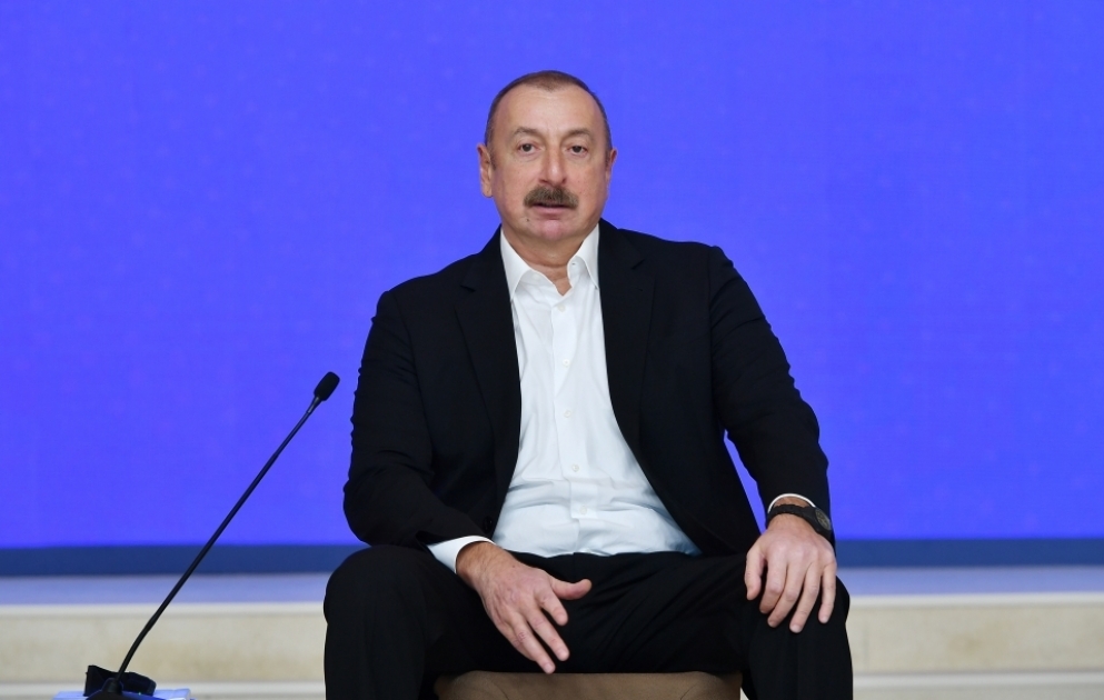 Prezident İlham Əliyev: Əminəm ki, Azərbaycan gəncləri fitnələrə heç vaxt uymayacaqlar VİDEO