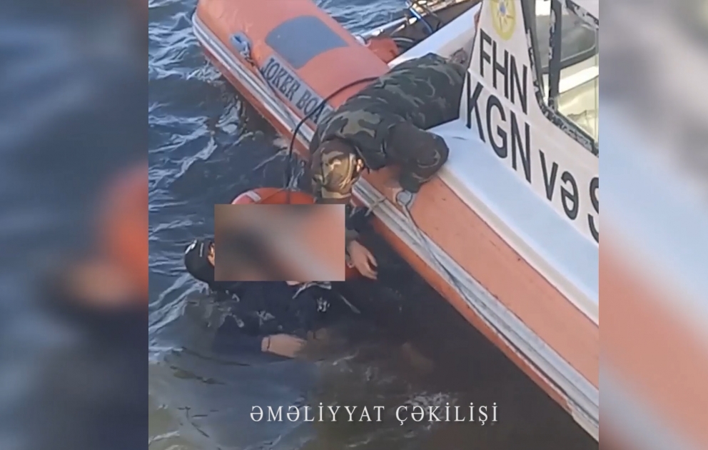 FHN-in dalğıcları intihar məqsədilə özünü dənizə atmış qızı xilas ediblər VİDEO