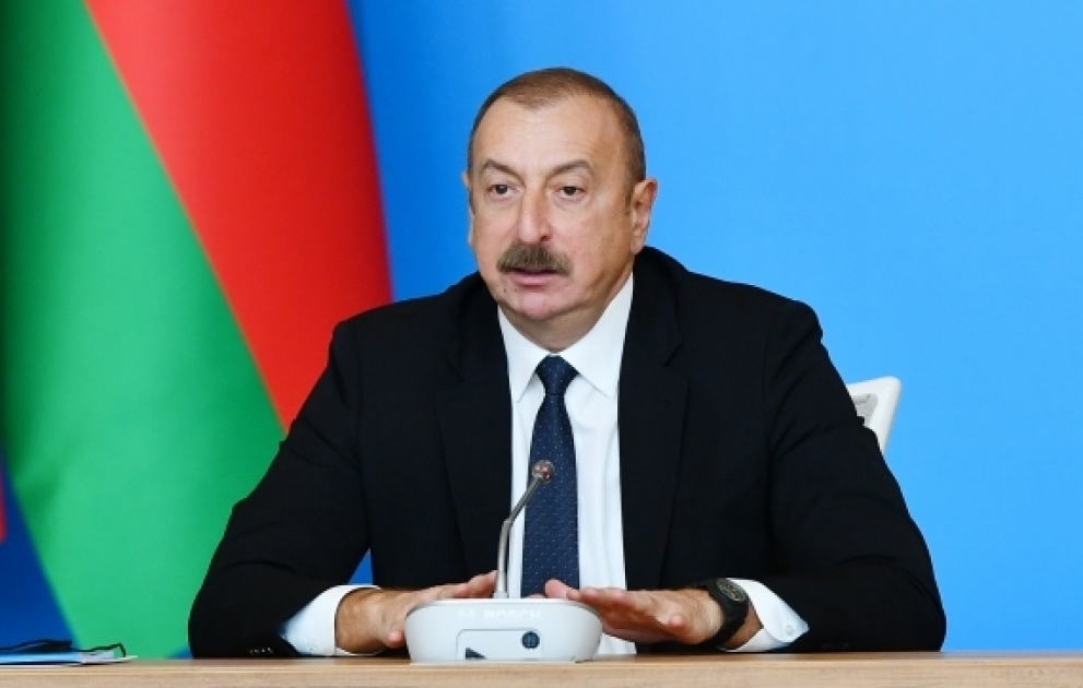 Prezident İlham Əliyev: Azərbaycan keçən il beynəlxalq bazarlara 19 milyard kubmetr təbii qaz ixrac edib VİDEO
