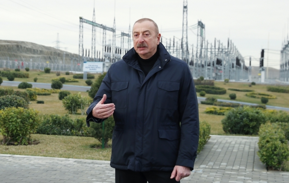 Prezident İlham Əliyev: Zəngəzur dəhlizi enerji növlərinin ixracı ilə də bağlı öz rolunu oynayacaq VİDEO