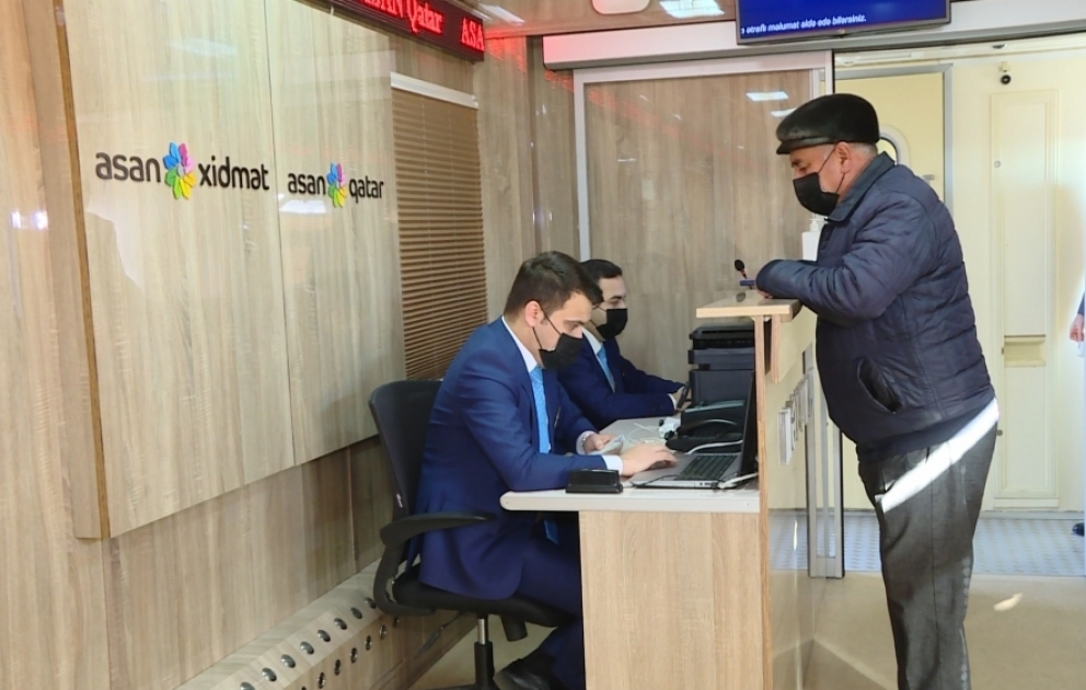 Выездная служба «ASAN qatar» до 25 февраля окажет услуги жителям Агстафы ВИДЕО