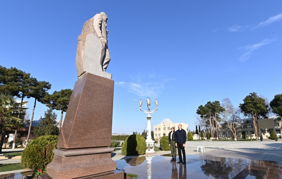 President Ilham Aliyev and First Lady Mehriban Aliyeva visited Aghjabadi district VIDEO