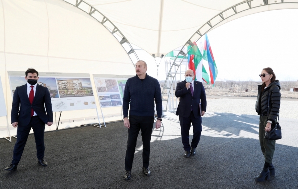 La première pierre d’un nouveau complexe résidentiel a été posée à Aghdam VIDEO