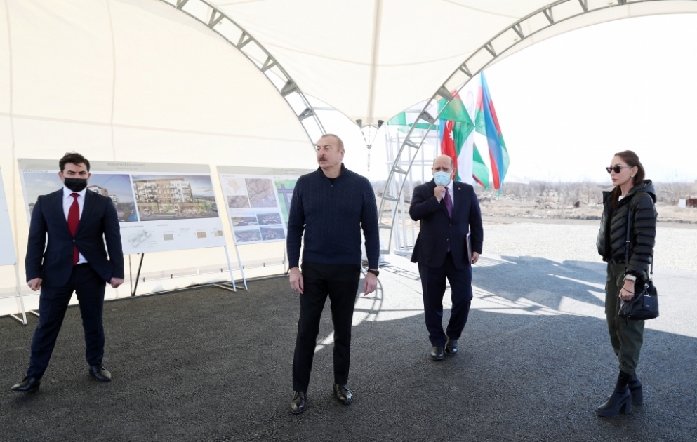 Aghdam: Grundstein für neuen Wohnkomplex gelegt VIDEO