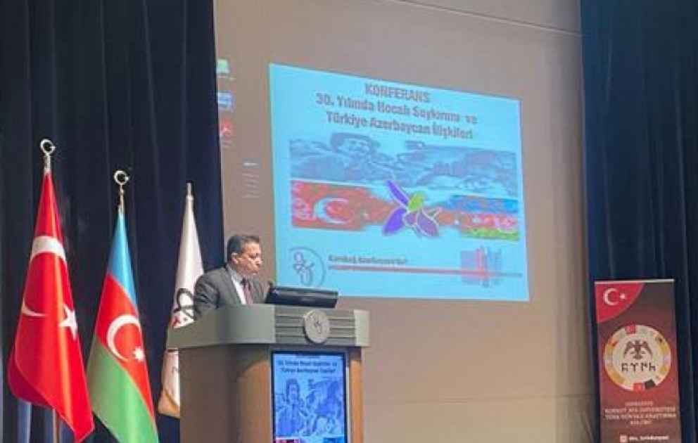 Türkiyənin Osmaniyə Korkut Ata Universitetində keçirilən konfransda Xocalı soyqırımı qatillərinin mühakiməsi tələb olunub VİDEO