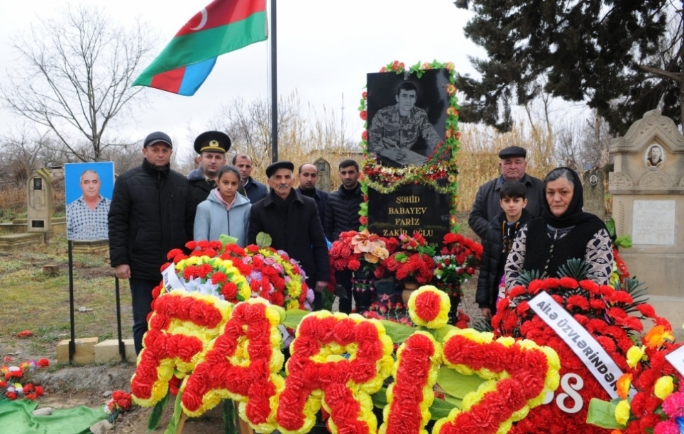 Vətən müharibəsi şəhidi Fariz Babayevin xatirəsi anılıb VİDEO
