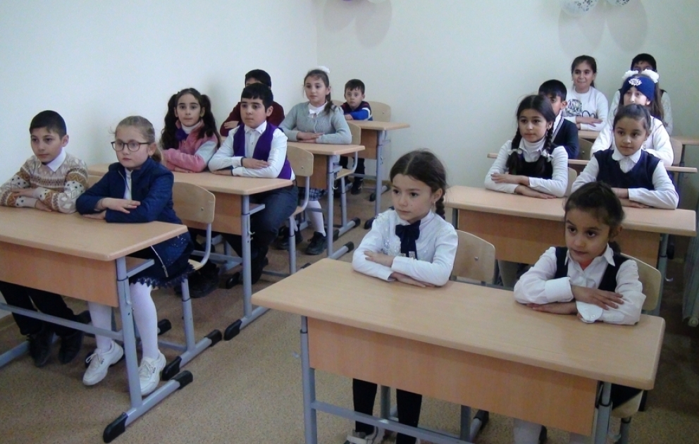 İmişlinin Məmmədli kəndində modul tipli məktəb istifadəyə verilib VİDEO