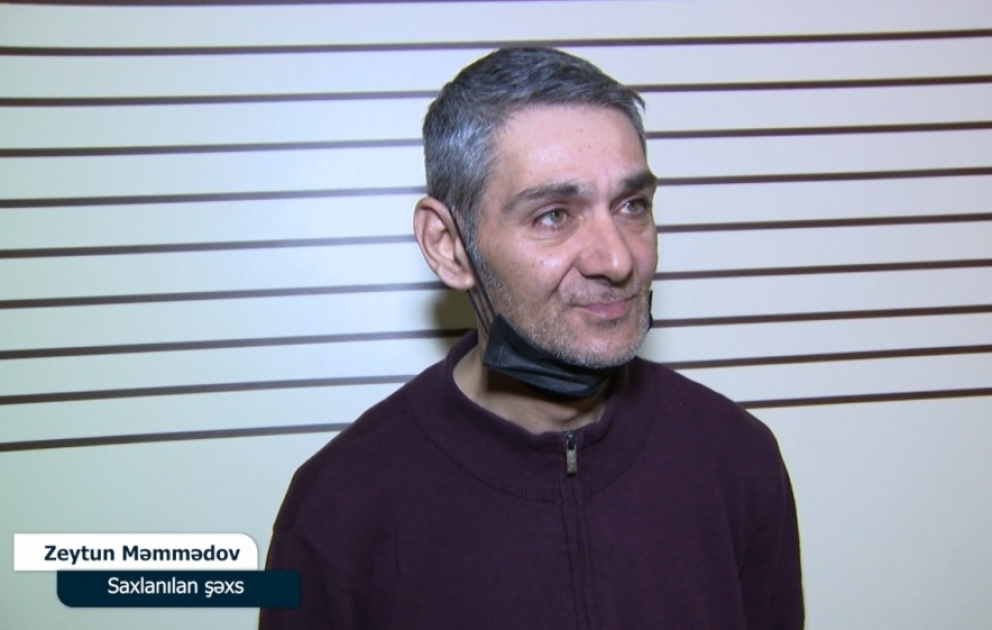 Bakıda keçmiş məhkum “Naqan” markalı tapançanı satmaq istəyərkən saxlanılıb VİDEO