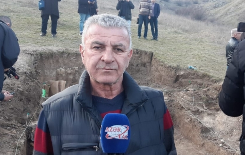 Əsirlikdə olan Şəmsi Şıxaliyev: Ermənilər azərbaycanlıların meyitlərini ekskovatorla qazılan çalalarda basdırdılar VİDEO