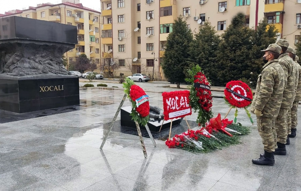 Xocalı soyqırımının 30-cu ildönümü ilə əlaqədar Azərbaycan Ordusunda silsilə tədbirlər keçirilib VİDEO