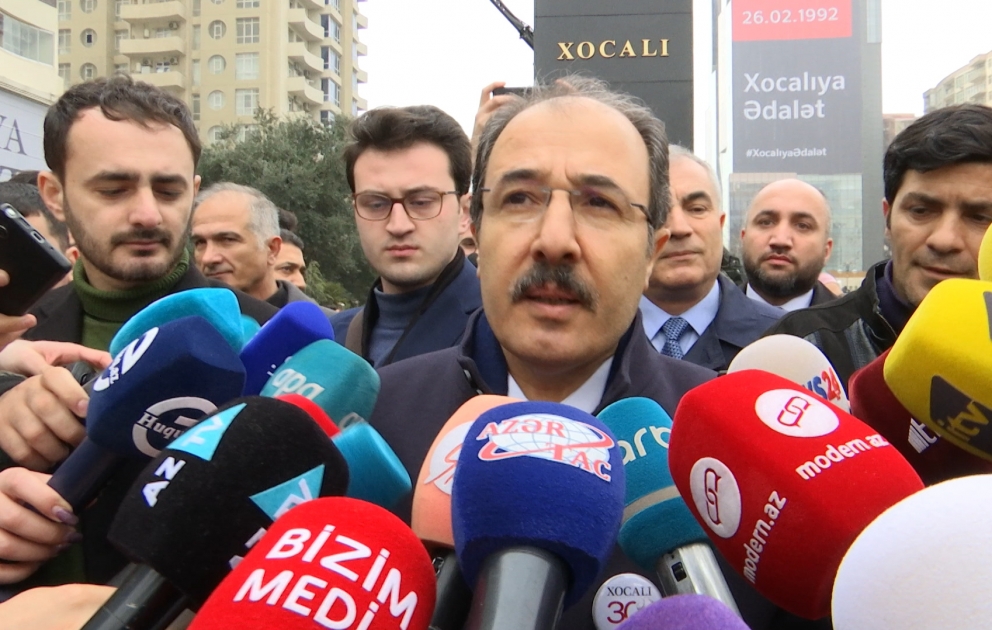 Cahit Bağçı: İnsanlıq əleyhinə törədilən Xocalı qətliamının acısı hələ də bizi ağrıdır VİDEO